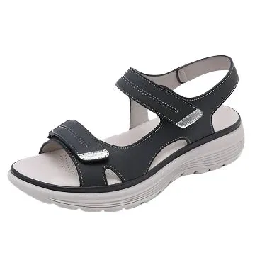 Ruffa - Minimalist Sandals with Wide Strap Comfort