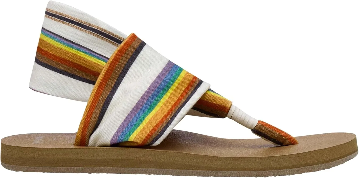 Sanuk Women's Yoga Sling | Sandals for Women | Yoga Sandals For Women | Memory Foam Footbed | Two-Way Stretch Upper