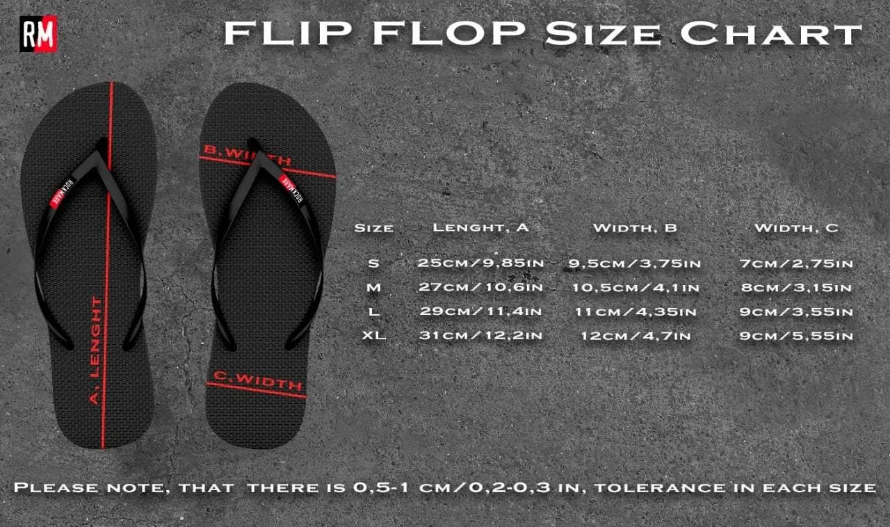 SATURNUS Logo Flip-Flops