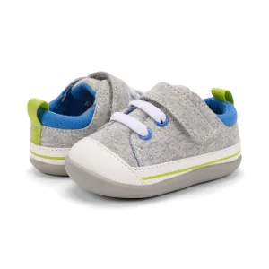 See Kai Run Stevie II INF - Grey Jersey/Lime