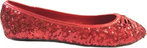 Shoes8teen Womens Sequin Ballet Flat