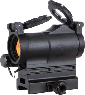 Sig Sauer ROMEO7S Compact Red Dot Sight, 1x22mm, 2 MOA Red Dot, 0.5 MOA Adj, M1913, SOR75001
