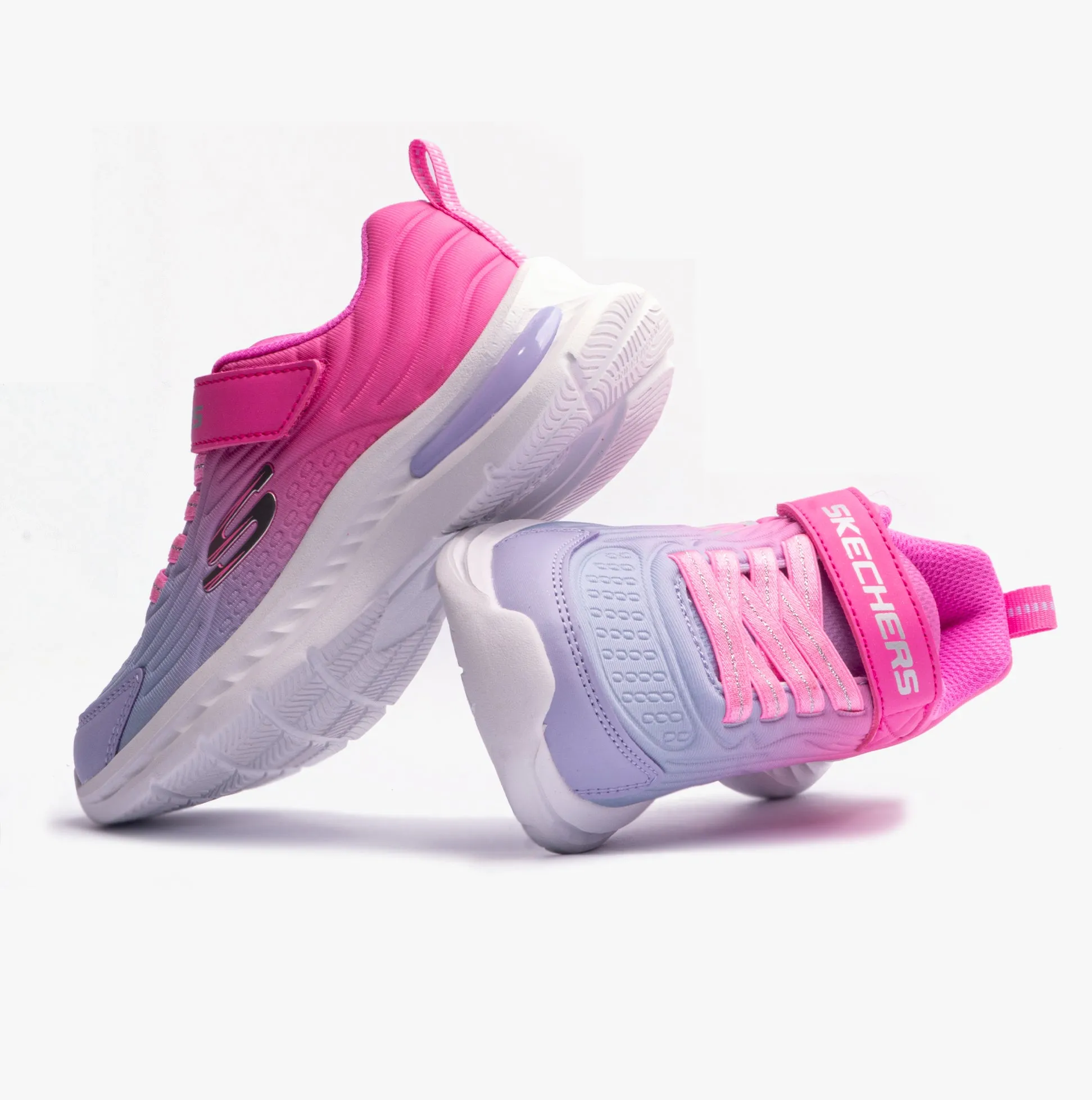 Skechers 303603L/PKLV JUMPSTERS-TECH Girls Trainers Pink