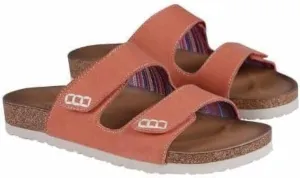 Skechers Women's Luxe Two Strap Sandal Comfort Footbed, Pink, 8