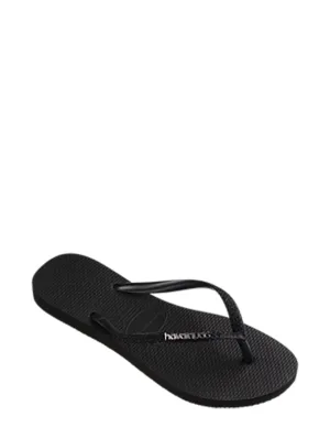Slim Glitter II flip-flops, Black/Black