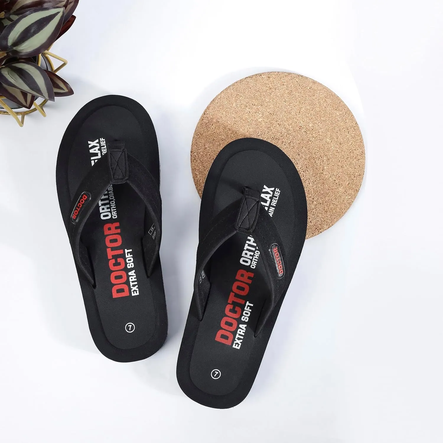 Slipper for Men's || Diabetic & Comfortable || Skid Resistant || Lightweight || Comfortable Footbed || Memory Foam Bounce Back Technology || Flip-Flop & Slippers D-32