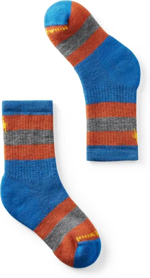 Smartwool Kids' Hike Full Cushion Merino Wool Striped Crew Socks