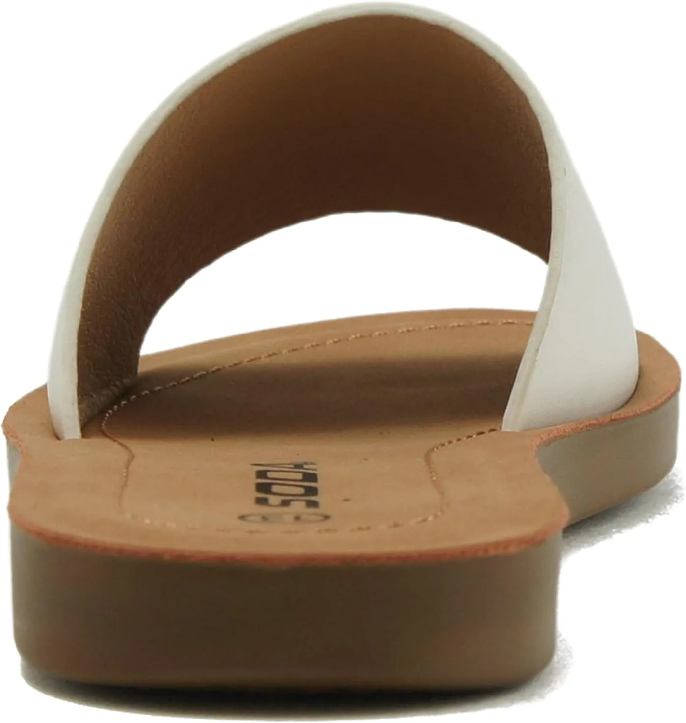 Soda EFRON-2 Little Kid Children Girls Toddler Casual Comfort One Band Fashion Slip on Slide Flip Flop Flat Sandals