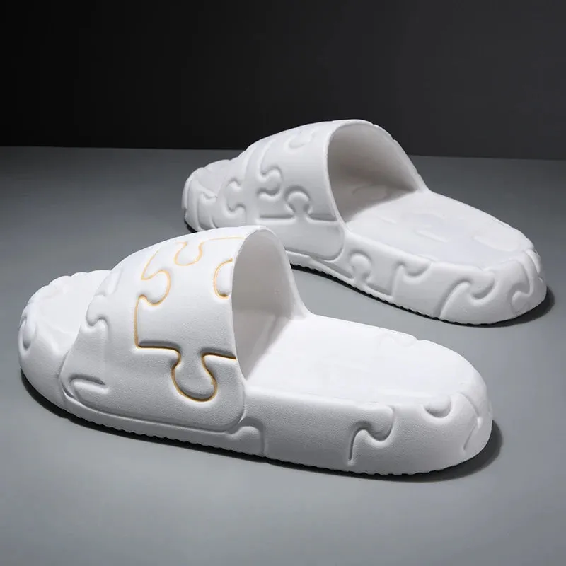 Soft Flip Flops Outdoor Casual Couple Slippers