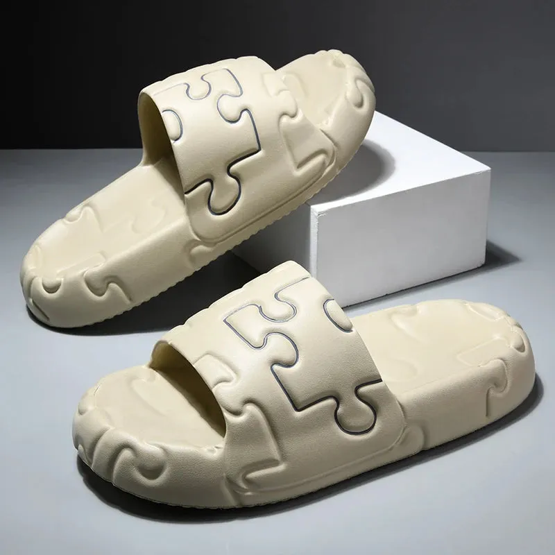 Soft Flip Flops Outdoor Casual Couple Slippers