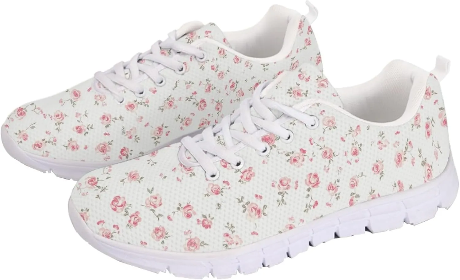 Sports Trainer Running Shoes for Women Girls Causal Travel Shoe Outdoor Walking Low Heel Lace up Breathable Flexible Sneaker