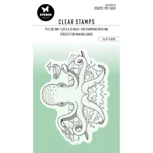 Studio Light • By Laurens Clear Stamp Flip Flops