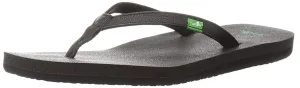 Summer Yoga Sandal Black Joy Flip-Flop Sanuk (6) Invitation-only deal Feature-rich Women's