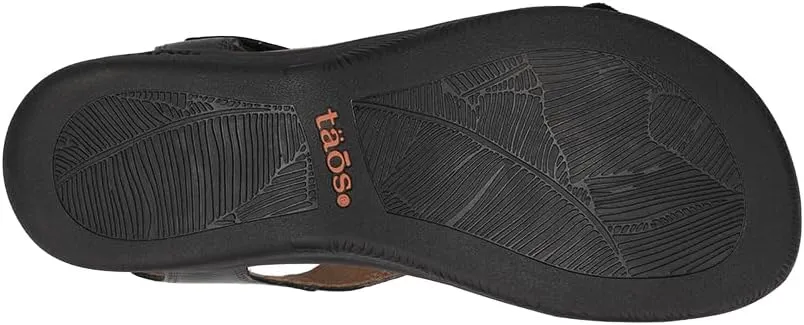 Taos The Show Premium Leather Women's Sandal - Experience Everyday Style, Comfort, Arch Support, Cooling Gel Padding and an Adjustable Fit for Exceptional Walking Comfort