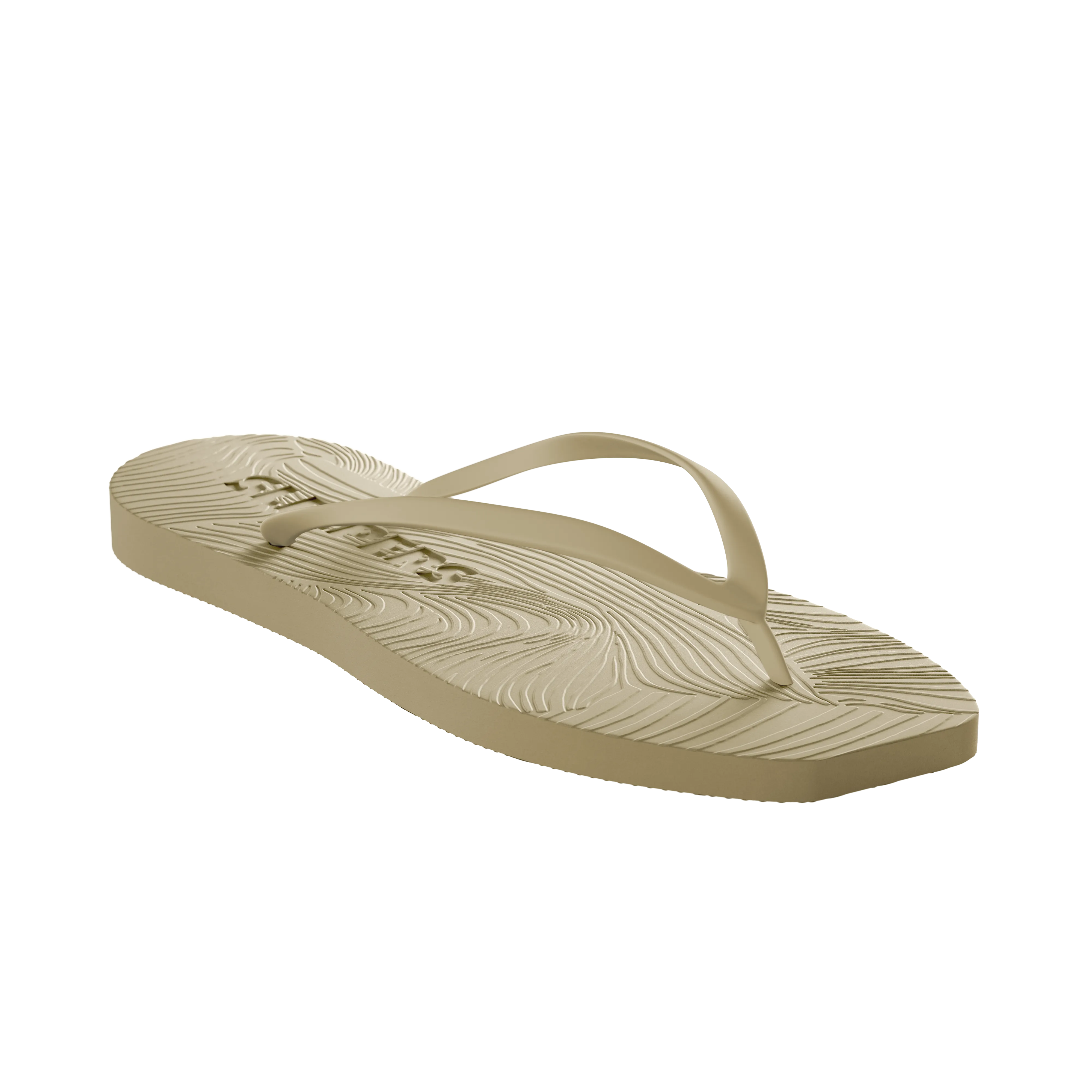 Tapered Beige Flip Flop