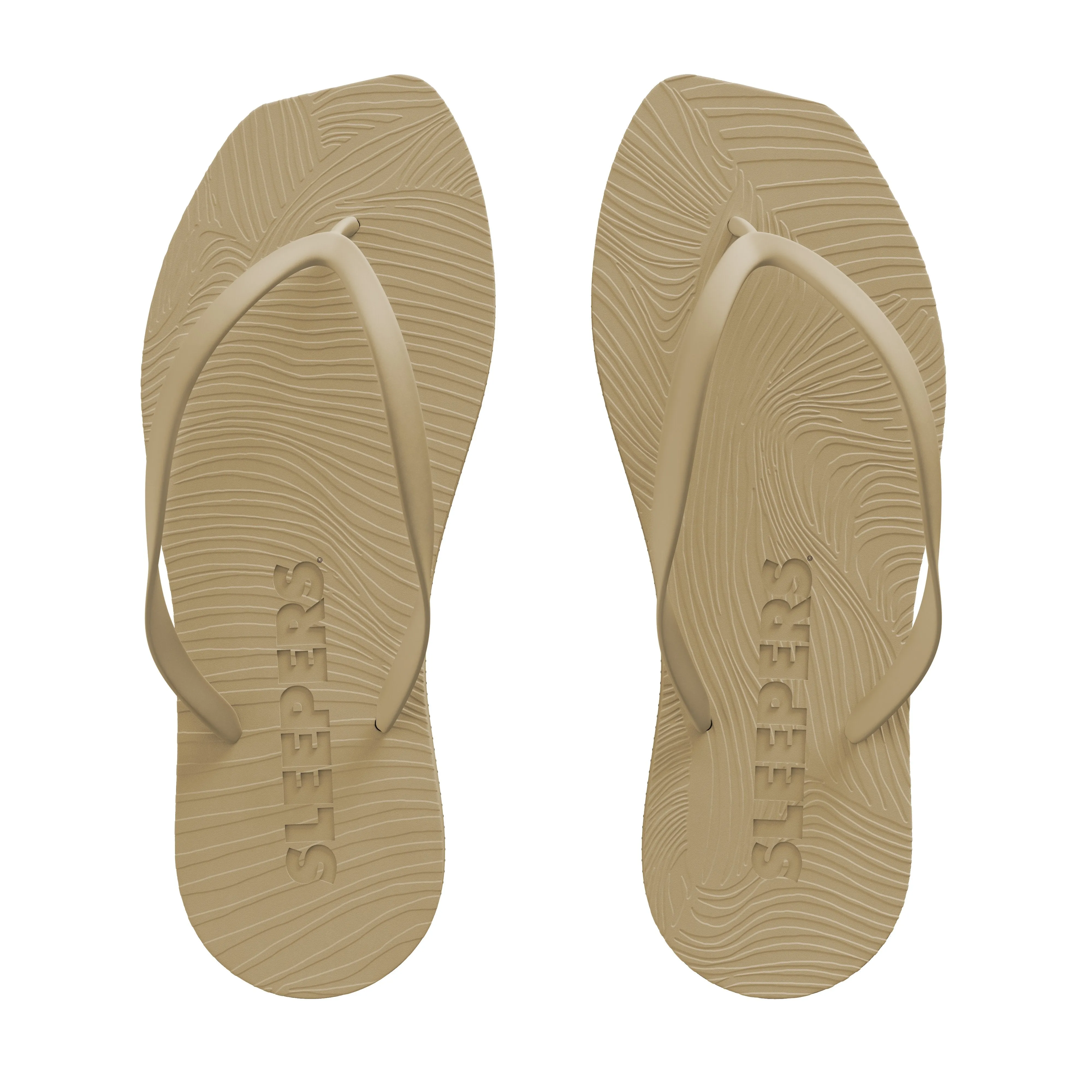 Tapered Beige Flip Flop