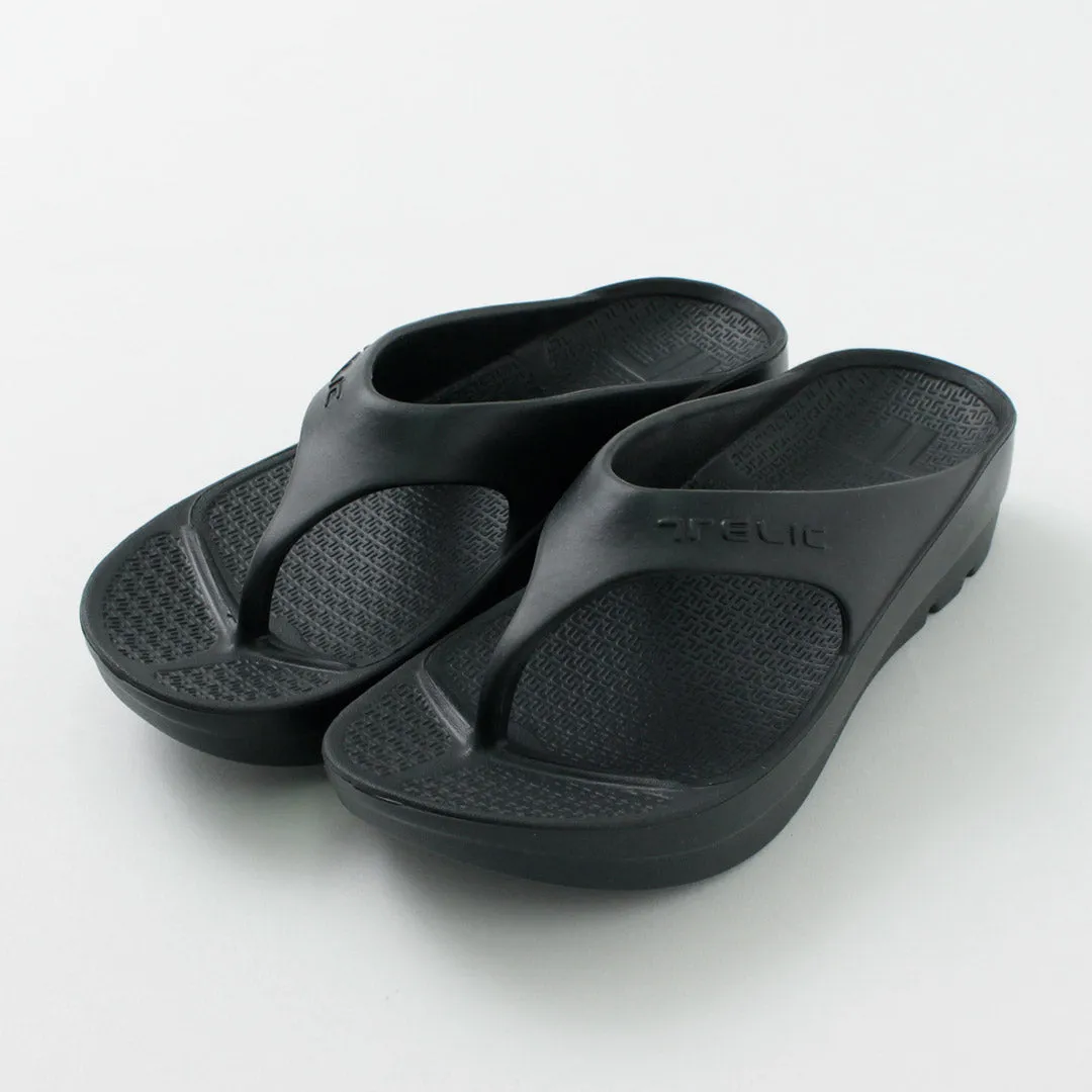 TELIC / Double Flip Flop Recovery Platform Sandals