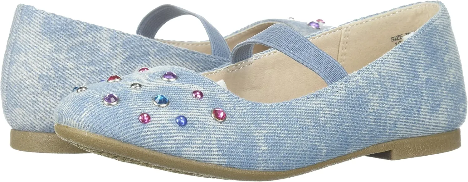 The Children's Place Girls Kayla Velvet Flat Shoe Shoe