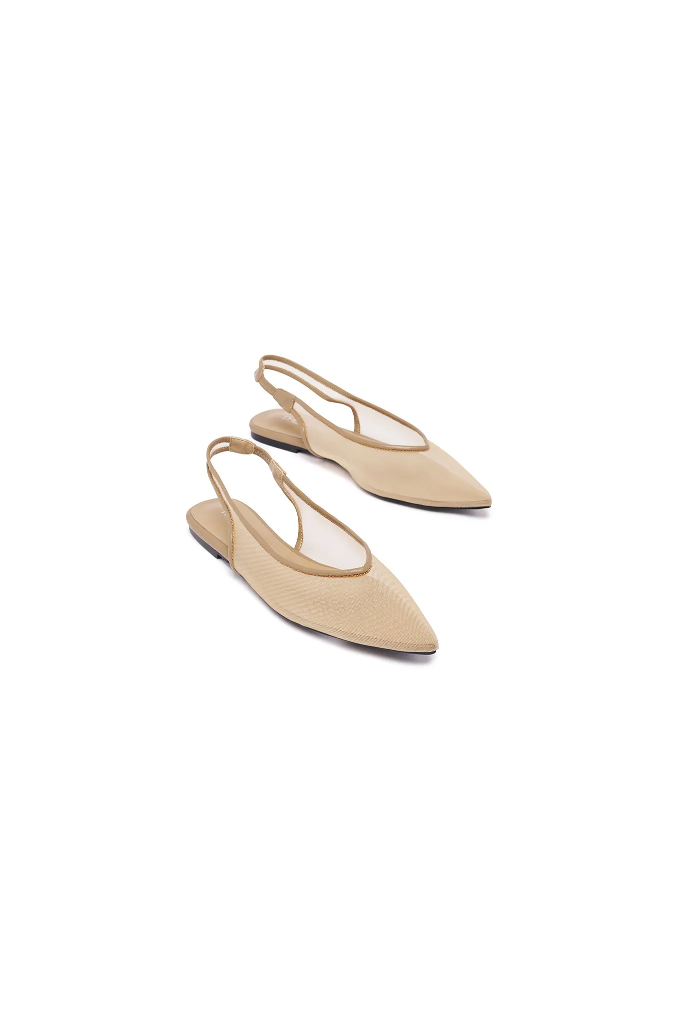 THERAPY Lazer Nude Patent Ballet Flat
