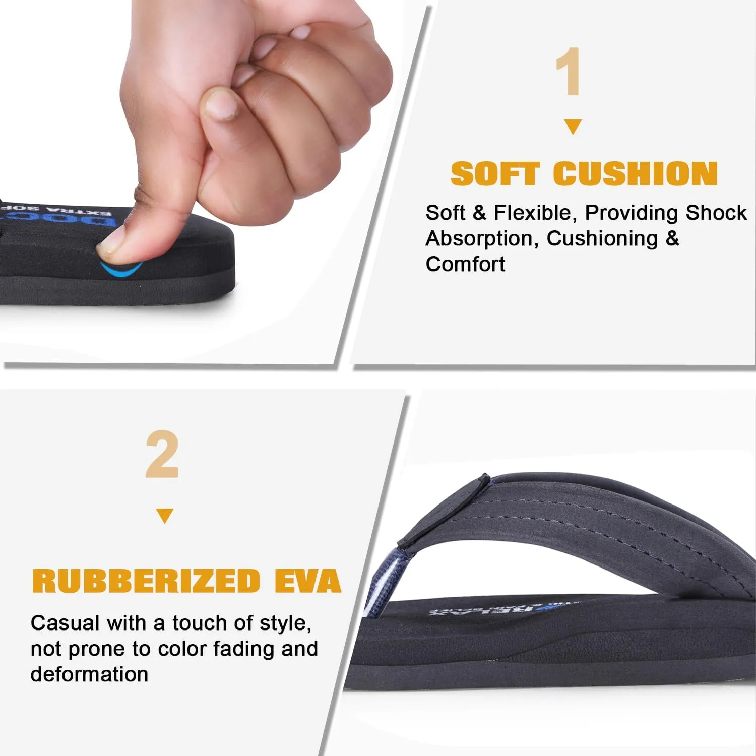 Thong Arch Support Ortho Slippers for Women| Orthopedic Diabetic & Stylish| Lightweight Comfortable & Casual|Pregnancy Anti-Skid Bedroom Daily Use House Flip-Flops Ladies Girls D-15