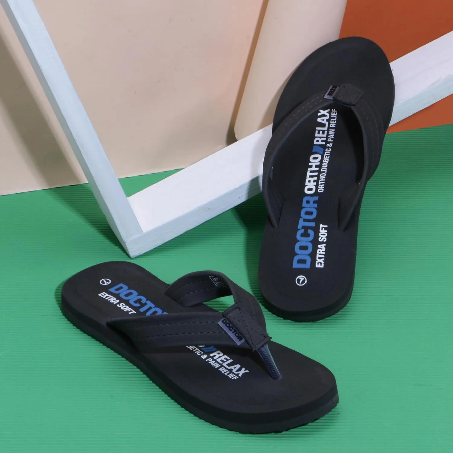 Thong Arch Support Ortho Slippers for Women| Orthopedic Diabetic & Stylish| Lightweight Comfortable & Casual|Pregnancy Anti-Skid Bedroom Daily Use House Flip-Flops Ladies Girls D-15