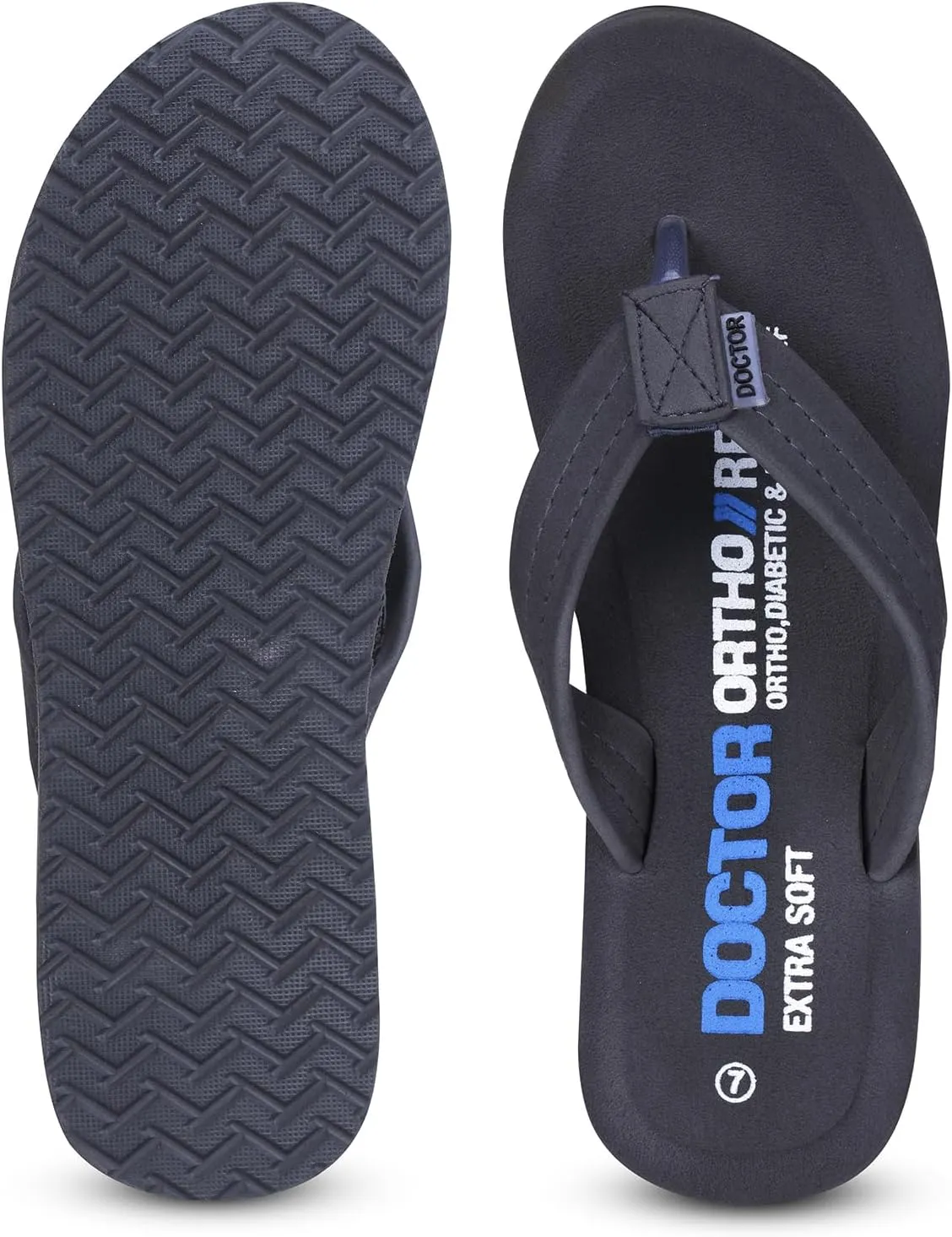 Thong Arch Support Ortho Slippers for Women| Orthopedic Diabetic & Stylish| Lightweight Comfortable & Casual|Pregnancy Anti-Skid Bedroom Daily Use House Flip-Flops Ladies Girls D-15
