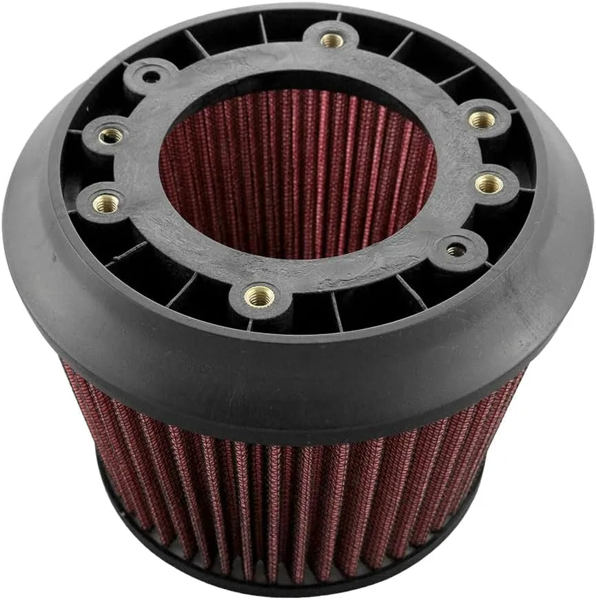 Three T FSFY 1Pc Air Filter Power Intake Kit Red For Honda Apexi Models Car