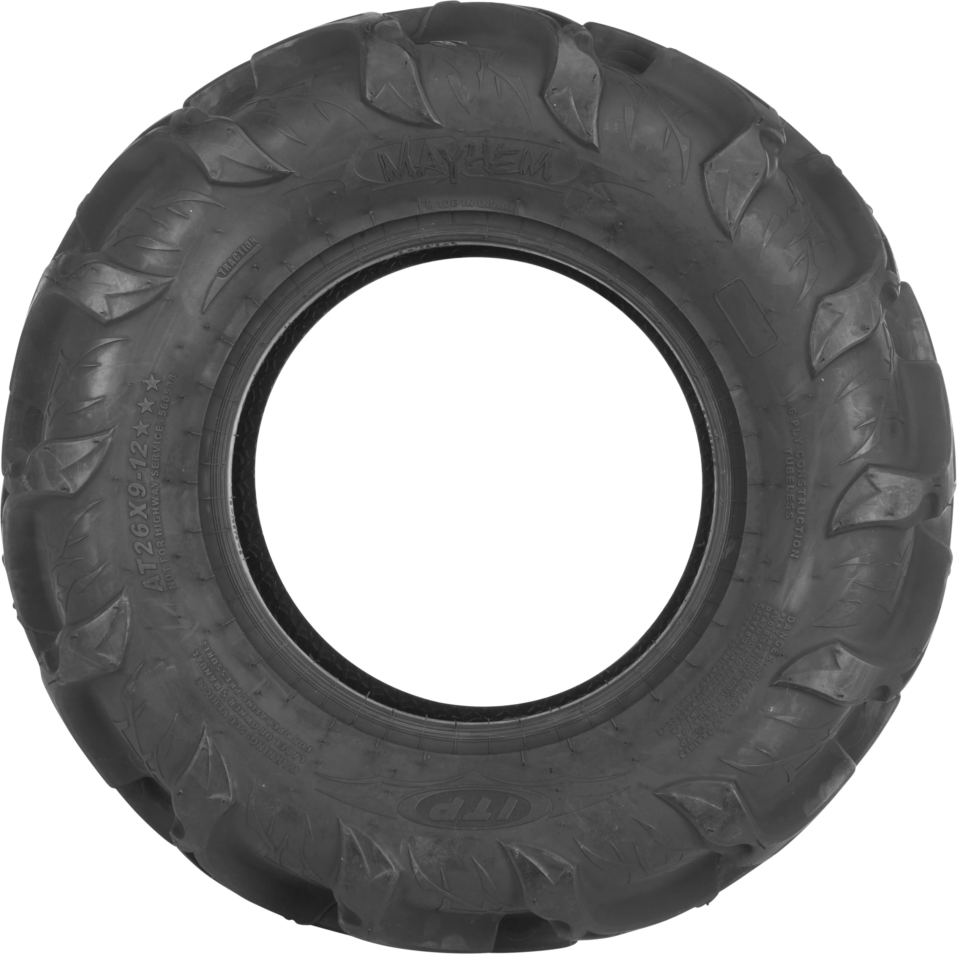 Tire Mayhem Front 26x9 12 Lr410lbs Bias