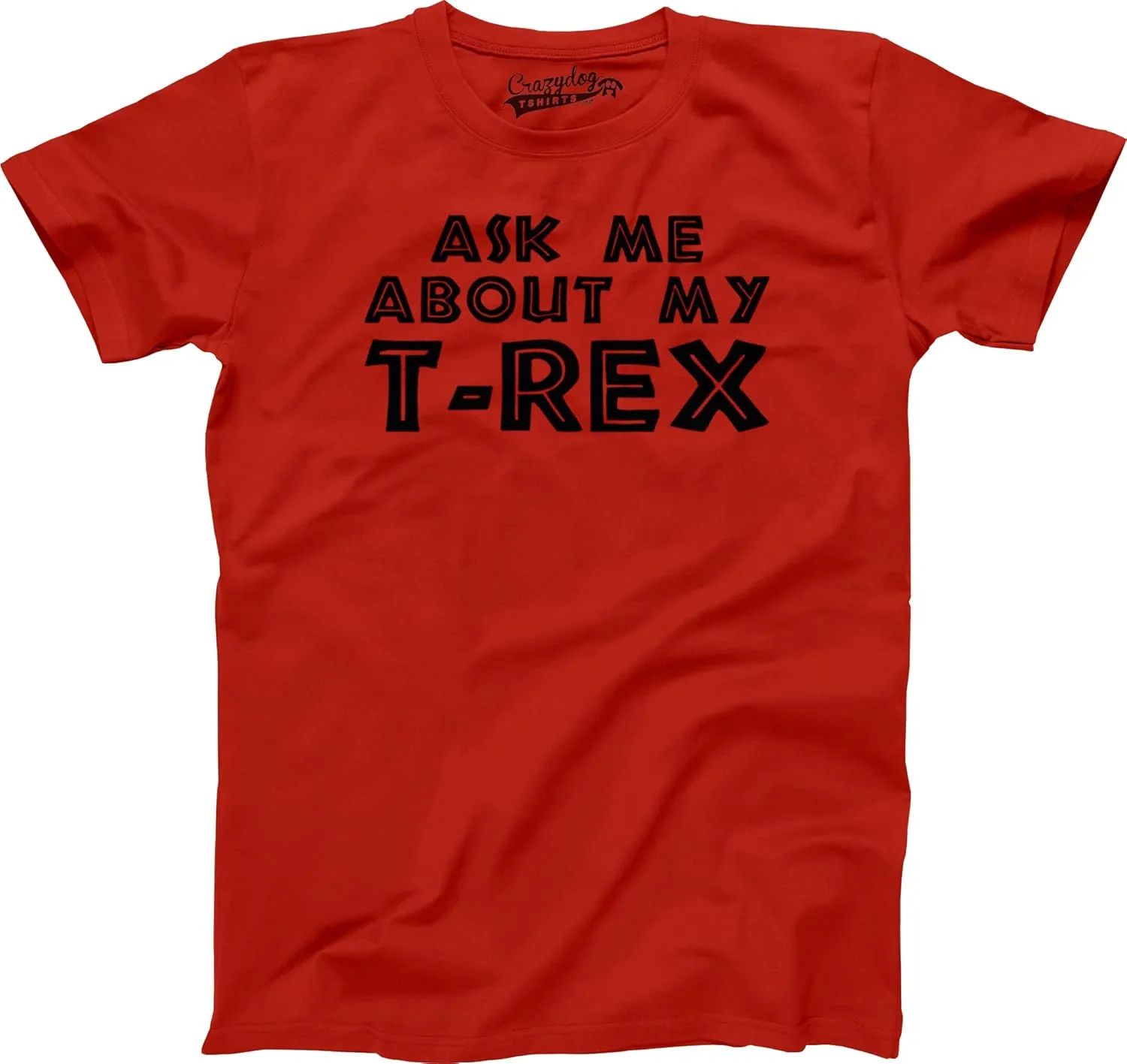 Toddler Ask Me About My Trex T Shirt Funny Cool Dinosaur Flip Humor Tee for Kids