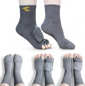 Toe Separator Socks for Women and Men Foot Alignment Bunion Relief Overlapping Toes Yoga Massage Socks