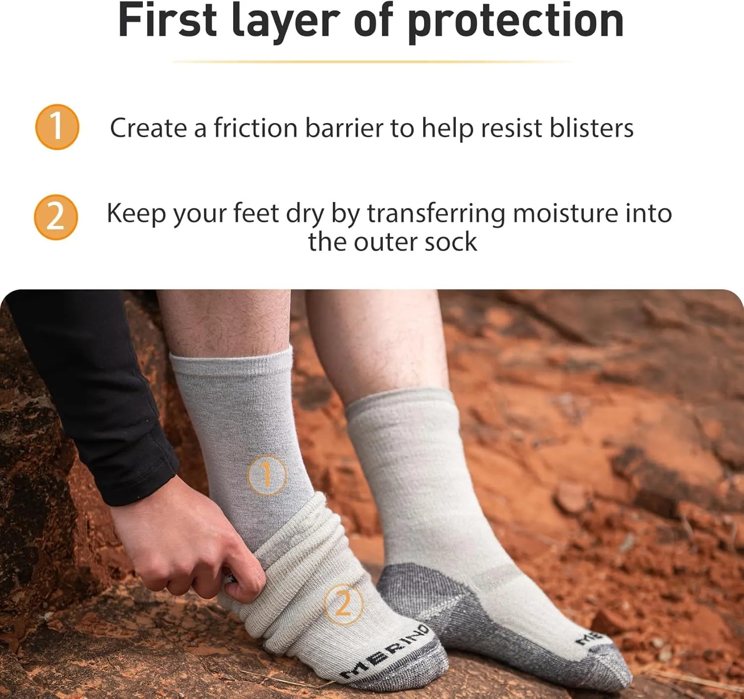 Toe Socks Liner Crew Socks for Men Women Cool-max Running Socks 3 Pairs Five Finger Socks
