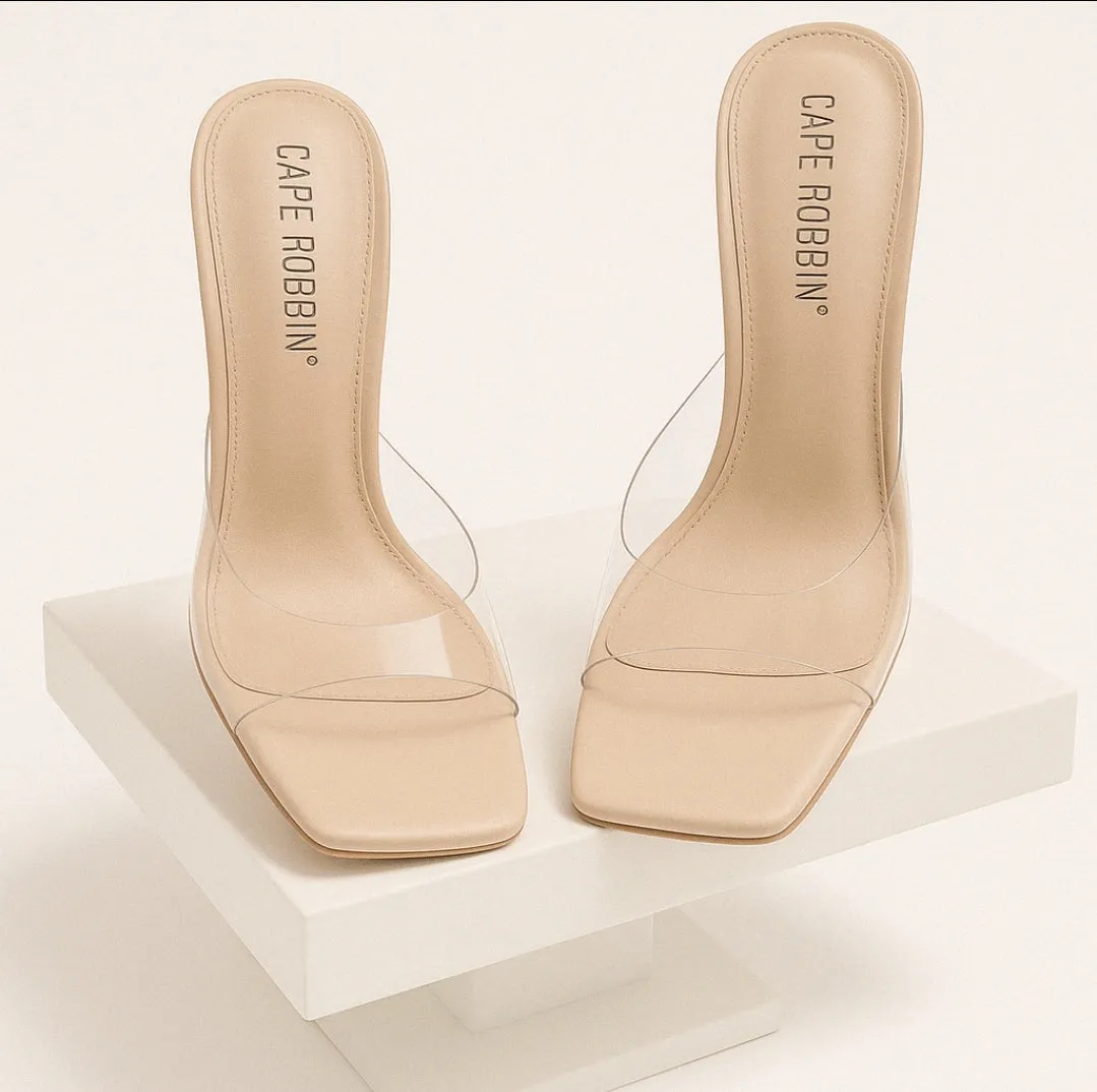 TRANSLUCENT ROSE HIGH HEEL