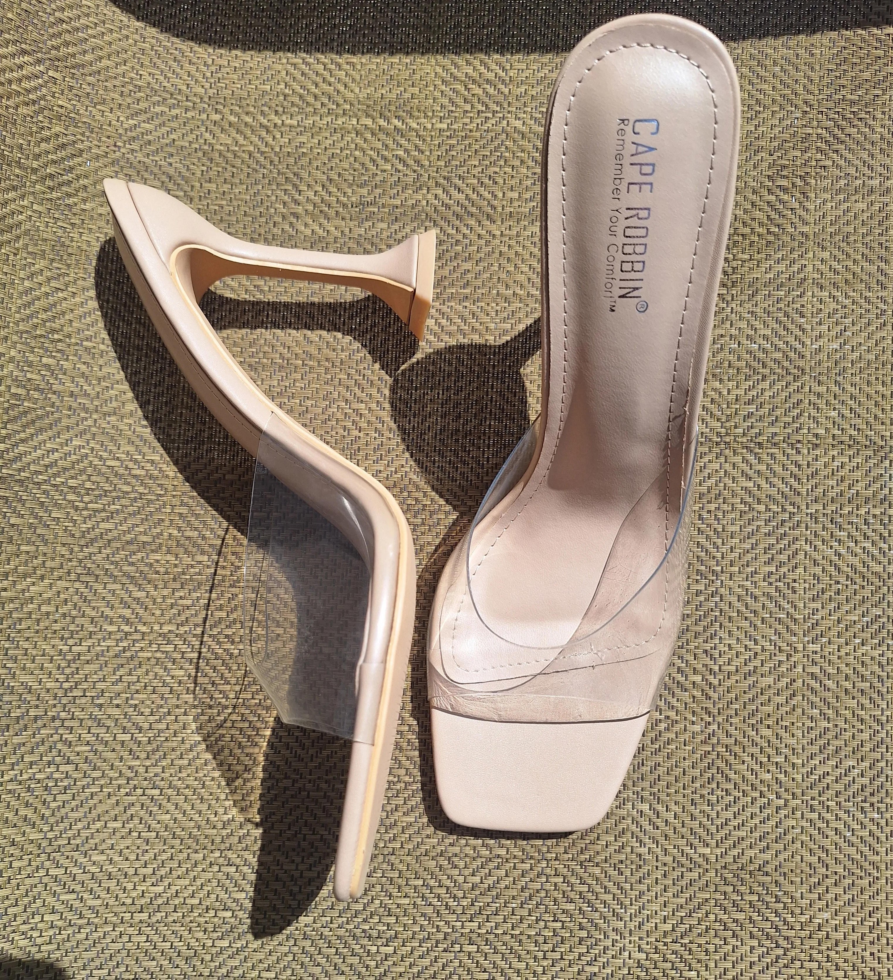 TRANSLUCENT ROSE HIGH HEEL