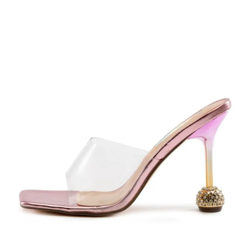 TRANSLUCENT ROSE HIGH HEEL