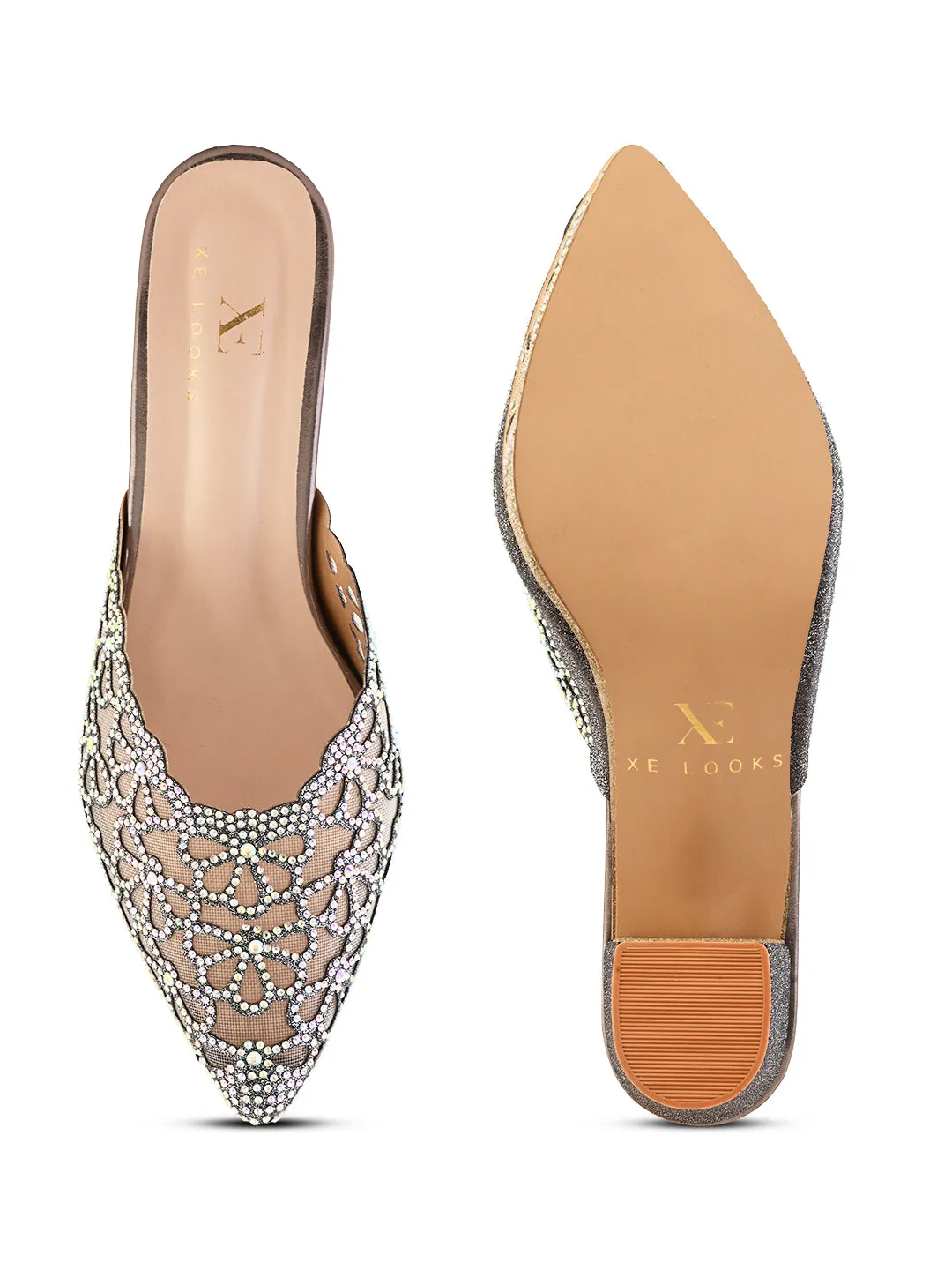 Trendy & Fashionble Block Heel Slip-On Mule Sandals