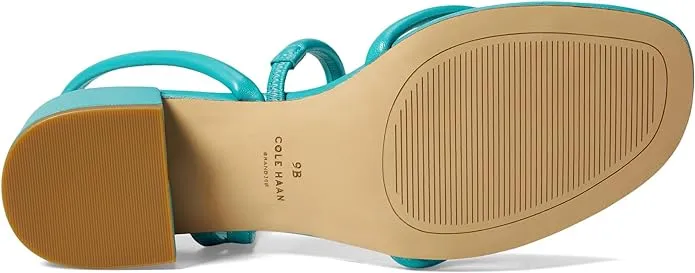 Turquoise Slip Block Sandals Leather Thong Toe Calli On Global express Cole Open Heeled Haan Bestseller bargain