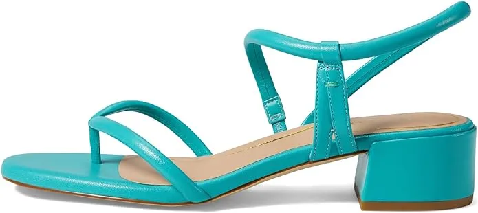 Turquoise Slip Block Sandals Leather Thong Toe Calli On Global express Cole Open Heeled Haan Bestseller bargain