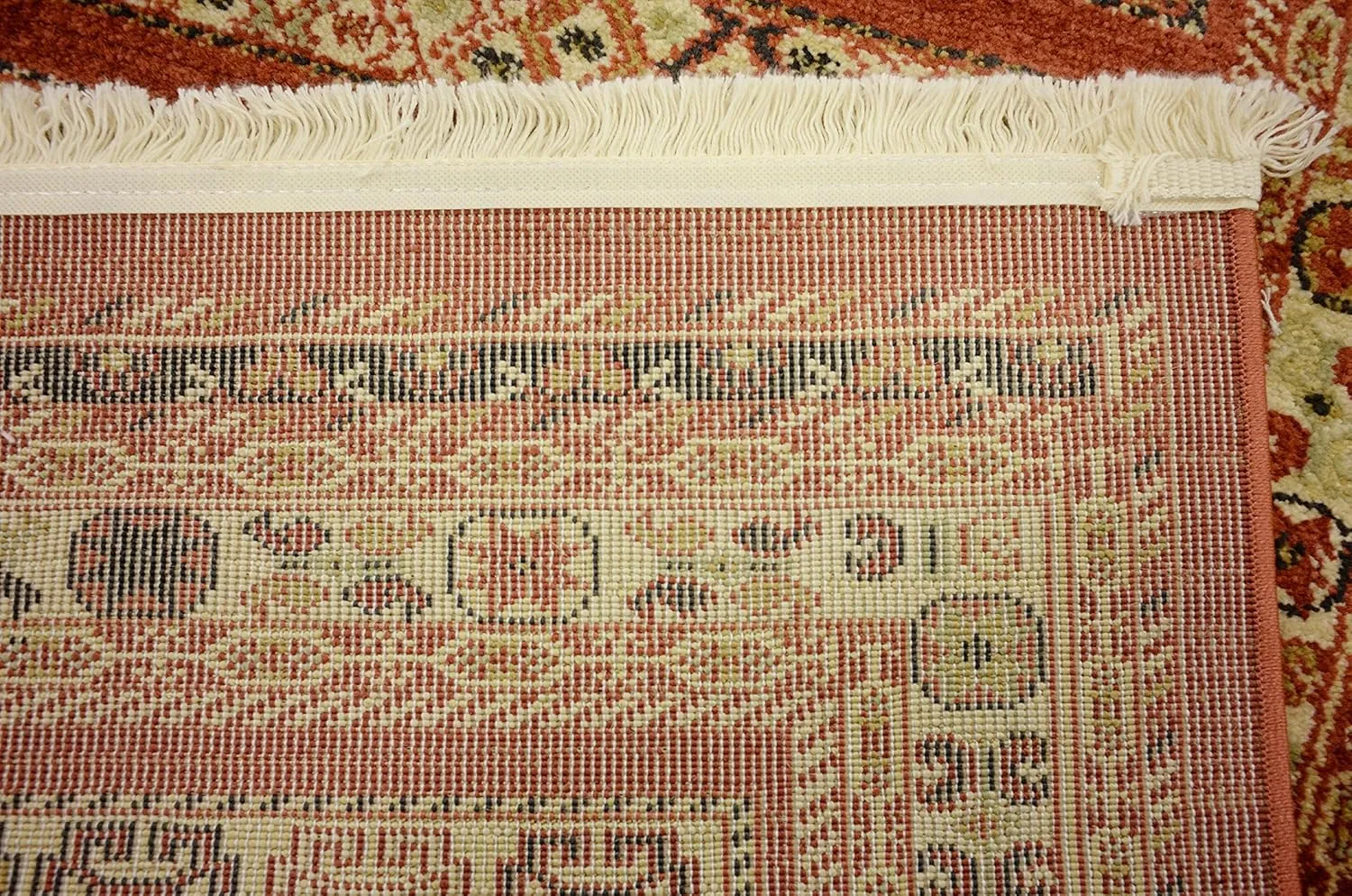Unique Loom Fars Collection Area Rug - Pasadena (2' 7" x 10' Runner, Rust Red/ Black)