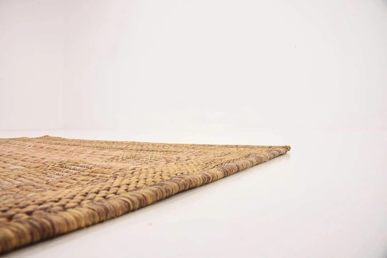 Unique Loom Outdoor Border Collection Area Rug - Multi Border (2' 2" x 6' 1" Runner, Tan/ Light Brown)