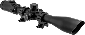 UTG 4-16X44 30mm Scope, AO, 36-color Mil-dot, w/ Rings , Black