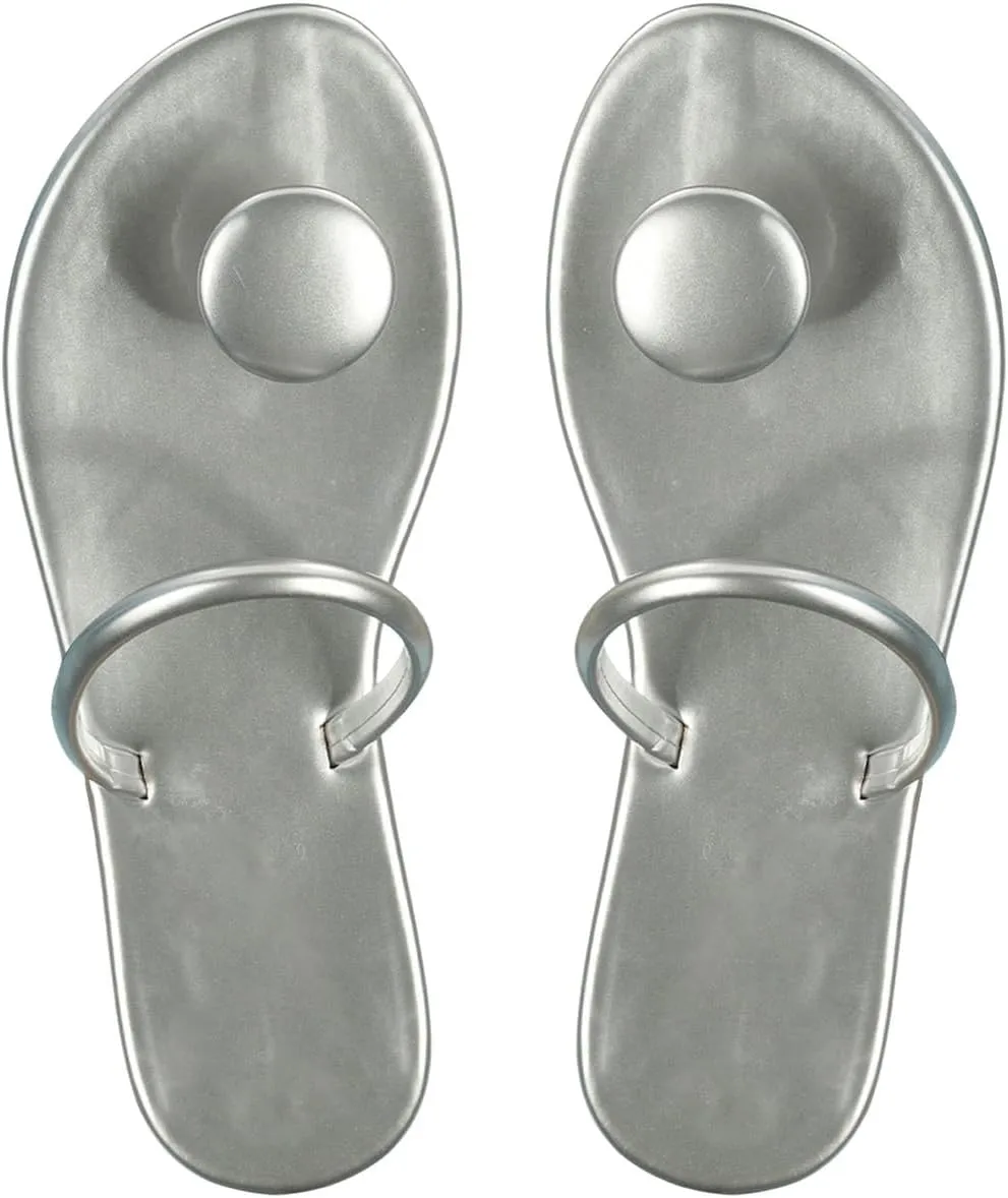 Verdusa Women's Dressy Flat Sandals Flip Flop Casual Summer Thong Beach Sandal