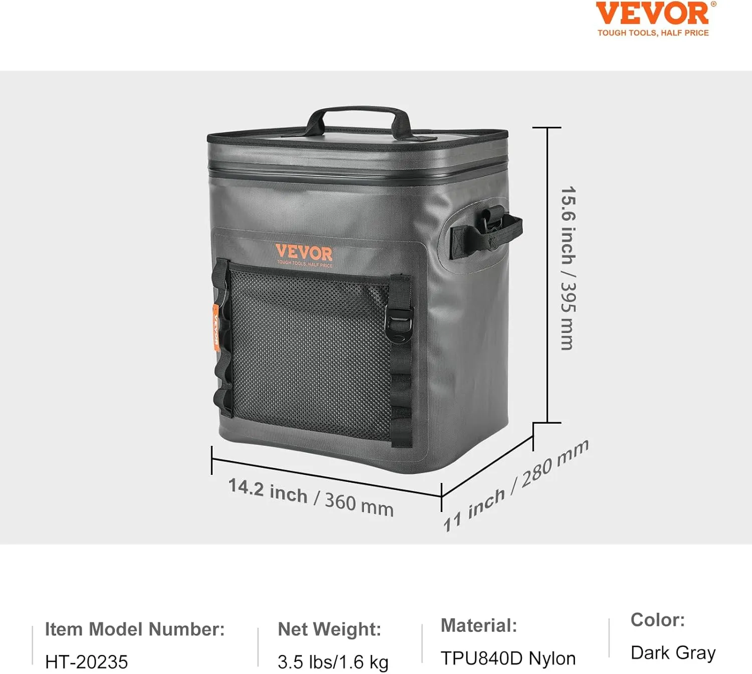 VEVOR Soft Cooler 16/24/30 Cans