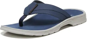 Vionic Men's Wander Wyatt Flip Flop Sandals- Supportive Men's Toe-Post Sandals That Include Three-Zone Comfort with Orthotic Insole Arch Support, Medium Fit