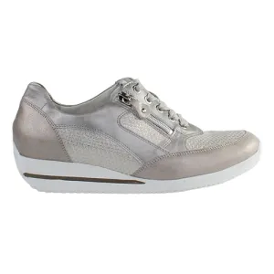 Waldlaufer  Wide Fit Trainers - 980008 - Taupe