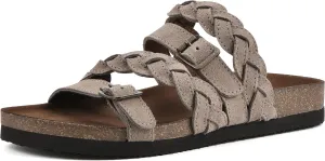 WHITE MOUNTAIN Women's Holland Signature Comfort Molded Braided Footbed Sandal