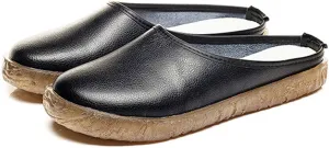 Women's Casual Flats Soft Comfort Moccasins Simple Slippers Closed Toe Outdoor Non-Slip Flip Flop