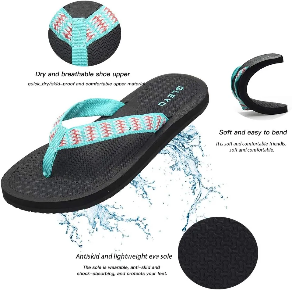 Womens Flip Flops Sandals Summer Beach Slippers