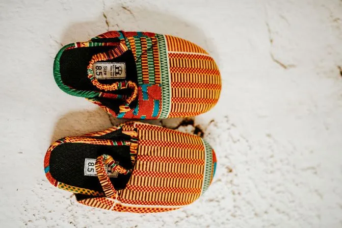 Women's | Medeasi Kente Print Mule With Arch Support