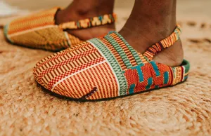 Women's | Medeasi Kente Print Mule With Arch Support