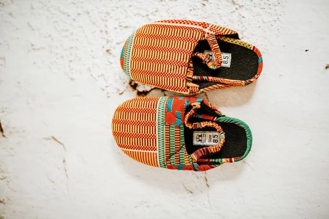 Women's | Medeasi Kente Print Mule With Arch Support